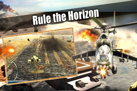 Gunship Sky Combat Storm - A modern clash of apache infinite warfare hellfire attack war shooting game screenshot 4