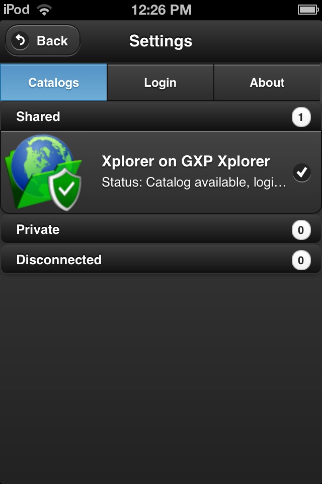 GXP Xplorer Snap screenshot 2