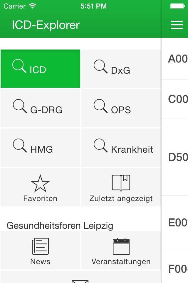 ICD-Explorer screenshot 2