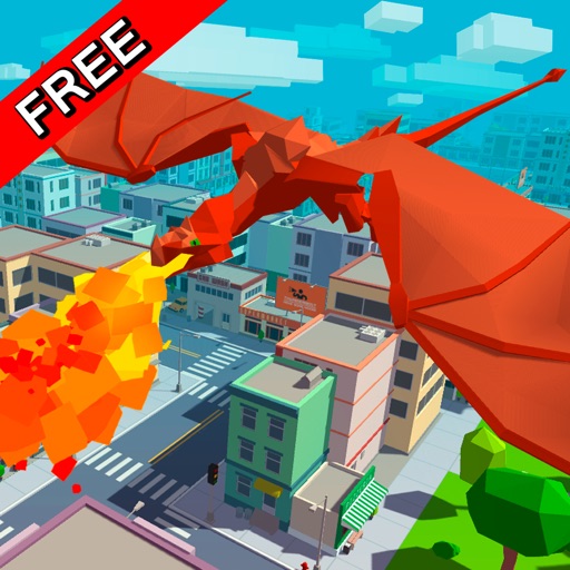 Cube Dragon City Rampage 3D iOS App