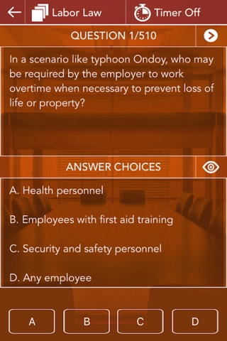 Labor Law MCQ App 2016 Pro screenshot 3