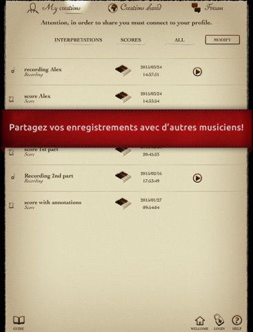 Play Beethoven – Symphonie n°3 "Eroica" – I. Allegro con brio (partition interactive pour violon) screenshot 4