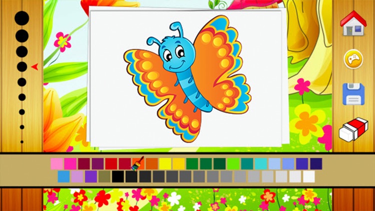 Insects Coloring Book - Drawing and Painting Colorful for kids games free