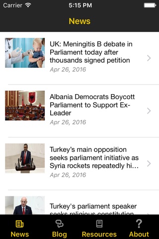 Agora Portal for Parliamentary Development screenshot 4