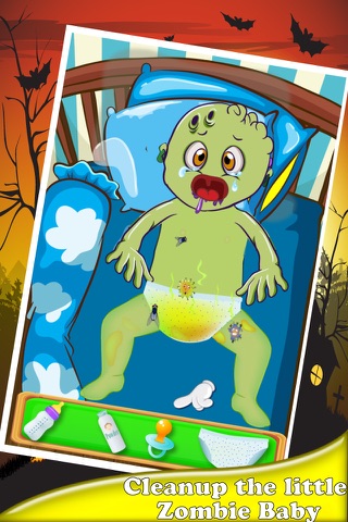 Zombies New Born Baby Caring - A New Baby Care & Dress Up Zombie Game screenshot 4