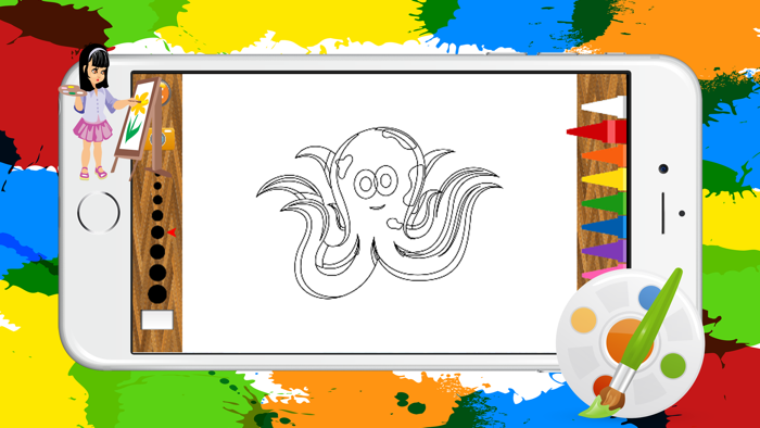 可爱的海洋动物着色书学习学前班free Download App For Iphone Steprimo Com