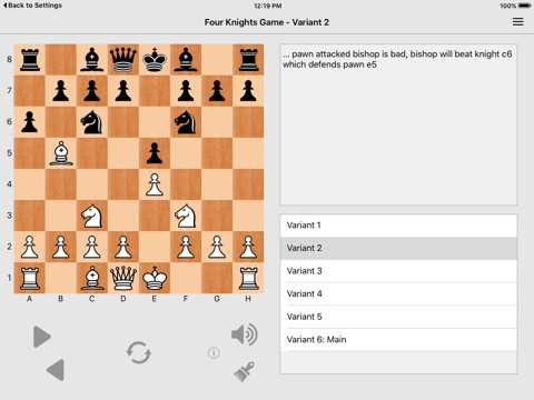 Шахматные дебюты от Мастера screenshot 2