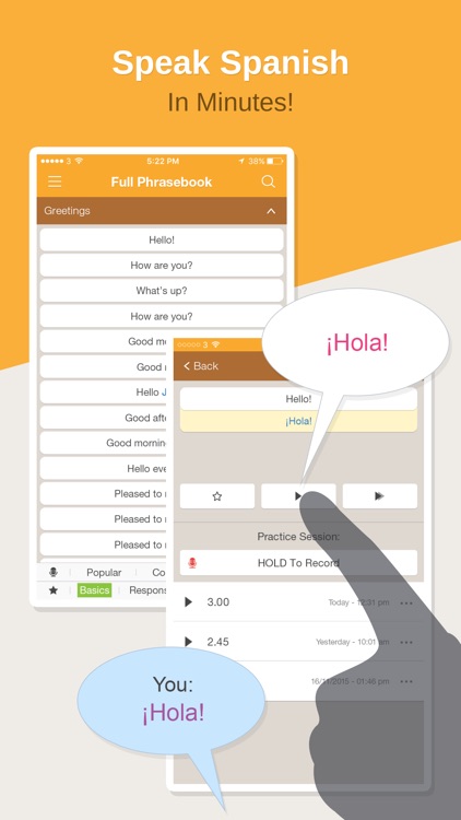 Hello Pal Phrasebook: Learn How To Speak Spanish