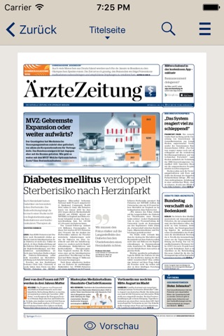 Ärzte Zeitung digital screenshot 3