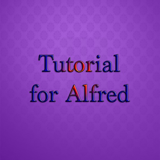 Tutorial for Alfred icon