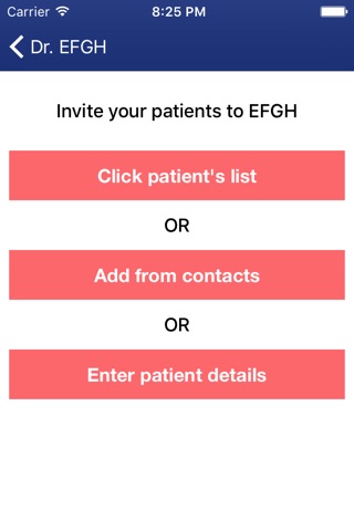 Dr EFGH - Practice Management for Doctors screenshot 3