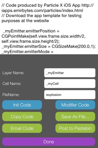 Particle X - Code Generator for Developers screenshot 3