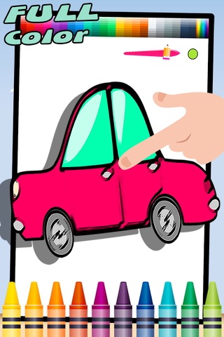Cars Coloring Book Game for Preschool screenshot 2