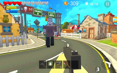 Block City Craft 3D-Multiplayer free mobile pixel strike wars gun shooting games screenshot 2