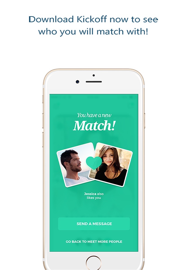 Kickoff – Meet people your friends know screenshot 4