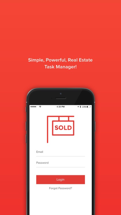 Sold: Real Estate Task Manager