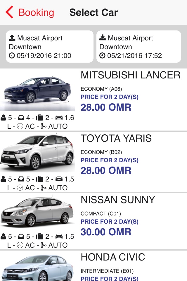 Dollar Rent a Car Oman screenshot 2