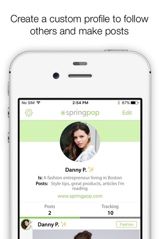 Springpop: Your Positive, Clutter-Free Feed screenshot 2