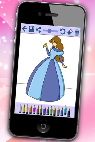 Princess coloring books game screenshot 3