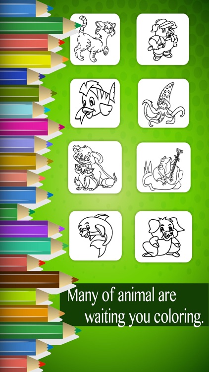 Animals Colorbook - Coloring Game pad for Kids & Toddlers