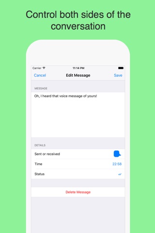 WhatsPrank Pro - Create fake chats for WhatsApp screenshot 2