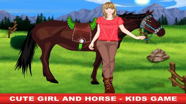 Cute Girl and Horse - Kids Game(圖3)-速報App