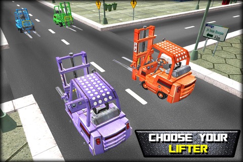 Extreme Forklift Challenge 3D - Construction Crane Driving School Game screenshot 2