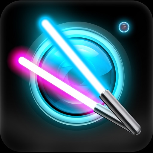 лазерный меч Photo Editor FX + светло Glow и лазерной Saber