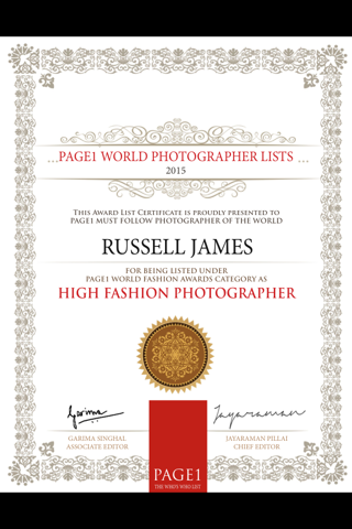 PAGE1 World Photographer Lists screenshot 3