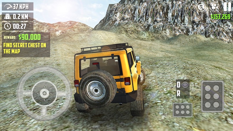 Offroad 4x4 Simulator Real 3D, Multi level offroading experience by driving jeep and truck