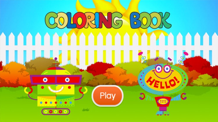Robot Coloring Book - Drawing and Painting Colorful for kids games free