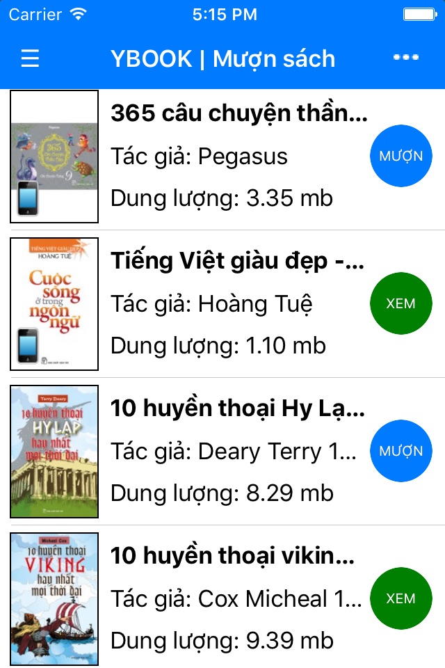 Thư viện Ebook screenshot 3