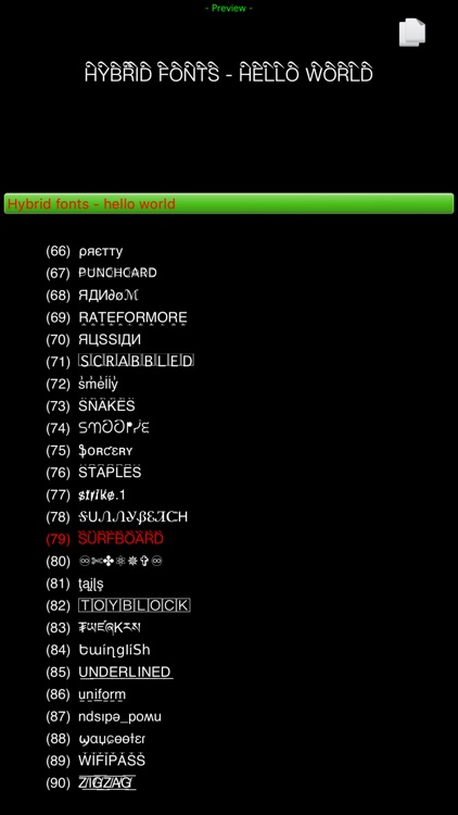 Hybrid Fonts : ⓒⓞⓞⓛ Text Fonts screenshot-3