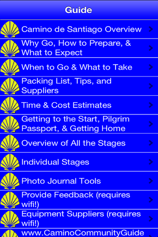 Camino Guide screenshot 2