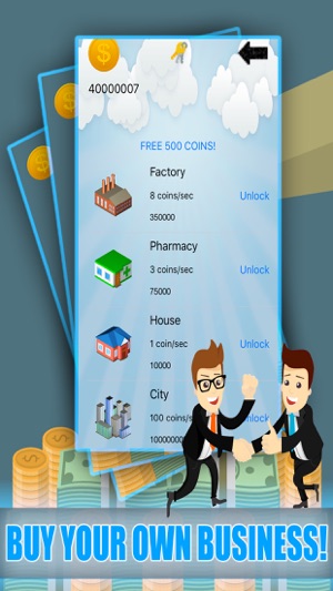 Coin Billionaire - Clicker Road To Your Own Successful Busin(圖3)-速報App