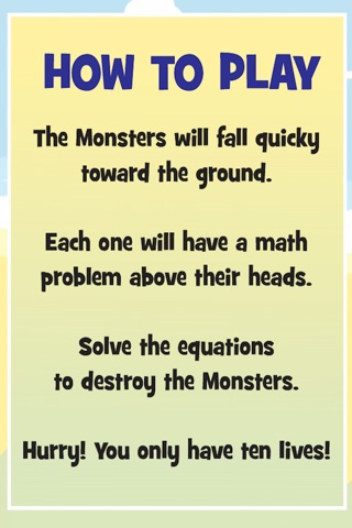 Quick Math Practice Monster Madness screenshot 3