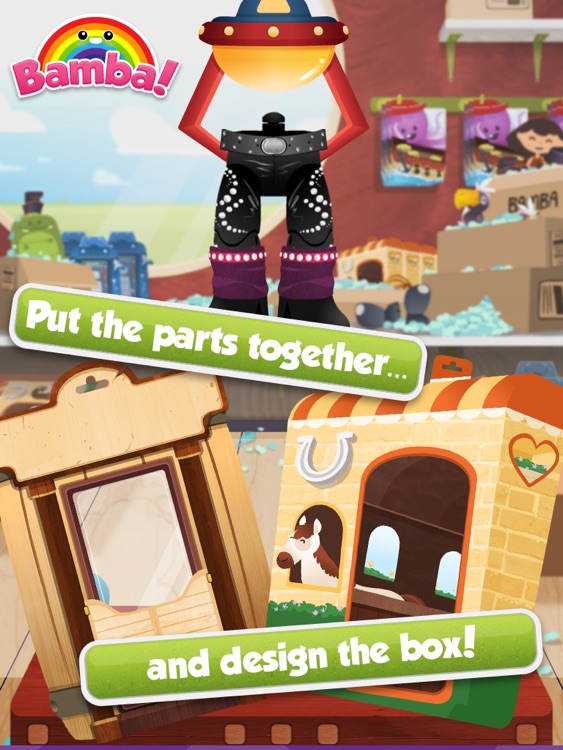 Bamba Toys (Free) - Kids make their very own action figure and dress them up screenshot-3