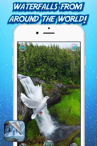 Waterfall Wallpaper HD – Beautiful Nature Photos of Amazing Landscape Background.s Free screenshot 4