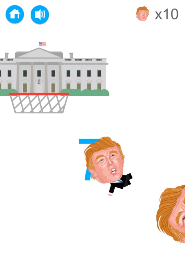 Dump Trump Dump vs Basketball Messenger : FREE screenshot 2