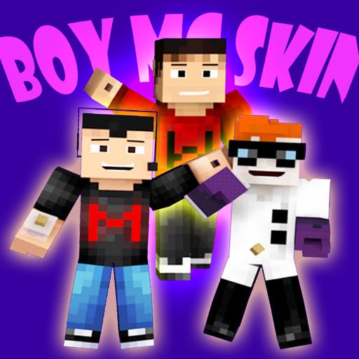 Boy Skin.s Creator for PE Pro - Pixel Texture Simulator & Exporter for Mine.craft Pocket Edition Lite Icon