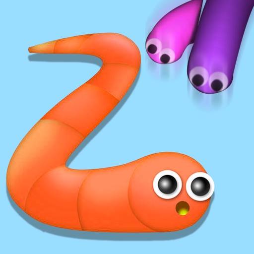 Un-blocked Slithering Worms - Impossible Color blocks Rolling Puzzle Game Icon