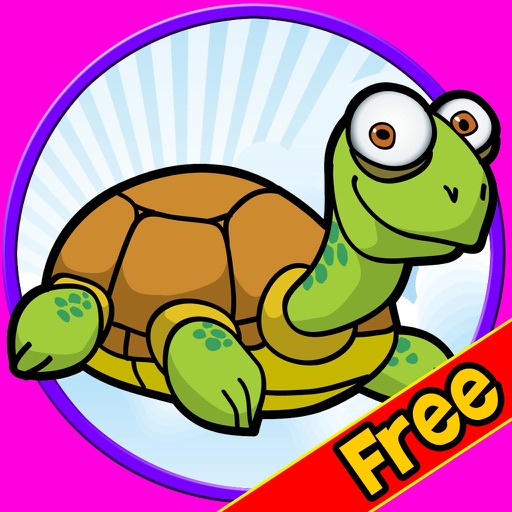 beautiful amazing turtles for kids - free icon