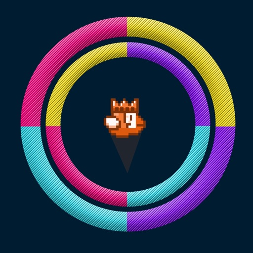 Color Switch Bird - Flappy Return Through Circle and Shape Colour