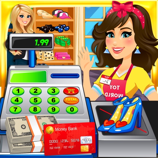 Mall & Shopping Supermarket Cash Register Simulator - Kids Cashier Games FREE icon
