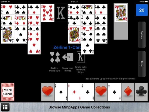 Zerline Solitaire screenshot 3