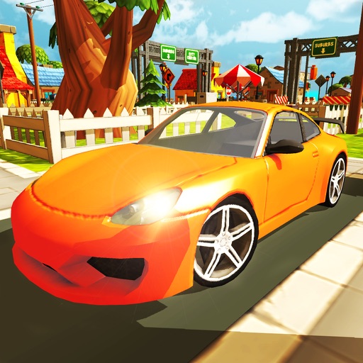 Driving Car Traffic Parking 3D - Real Grand City Car Park and Driving Test Game icon