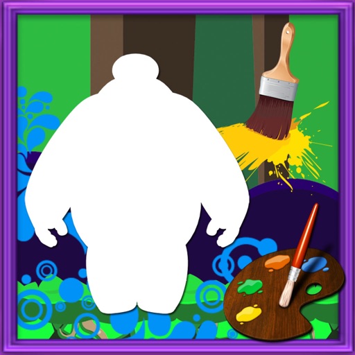 Paint For Kids Games Big Hero Edition Icon