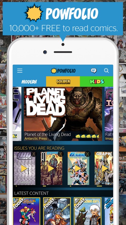 PowFolio - Free, premium comics every day!