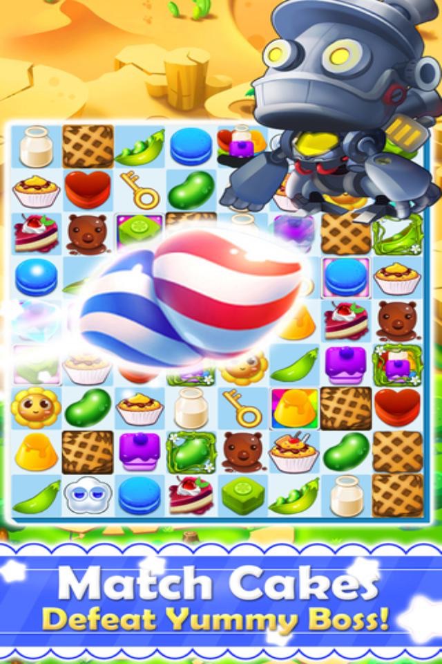 Yummy Sweets - 3 match puzzle splash game screenshot 3