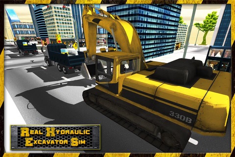Real Hydraulic Excavator Simulator - Real Crane Operator & Sand Excavator Game screenshot 2